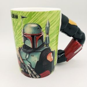 Star Wars Mandalorian Mug Boba Fett Ceramic Coffee Cup 14 oz Galerie Lucas Films